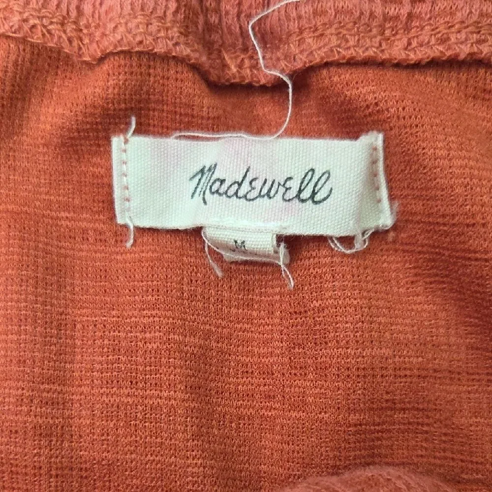 Madewell Terracotta Button-Front Dress - Picture 2 of 6